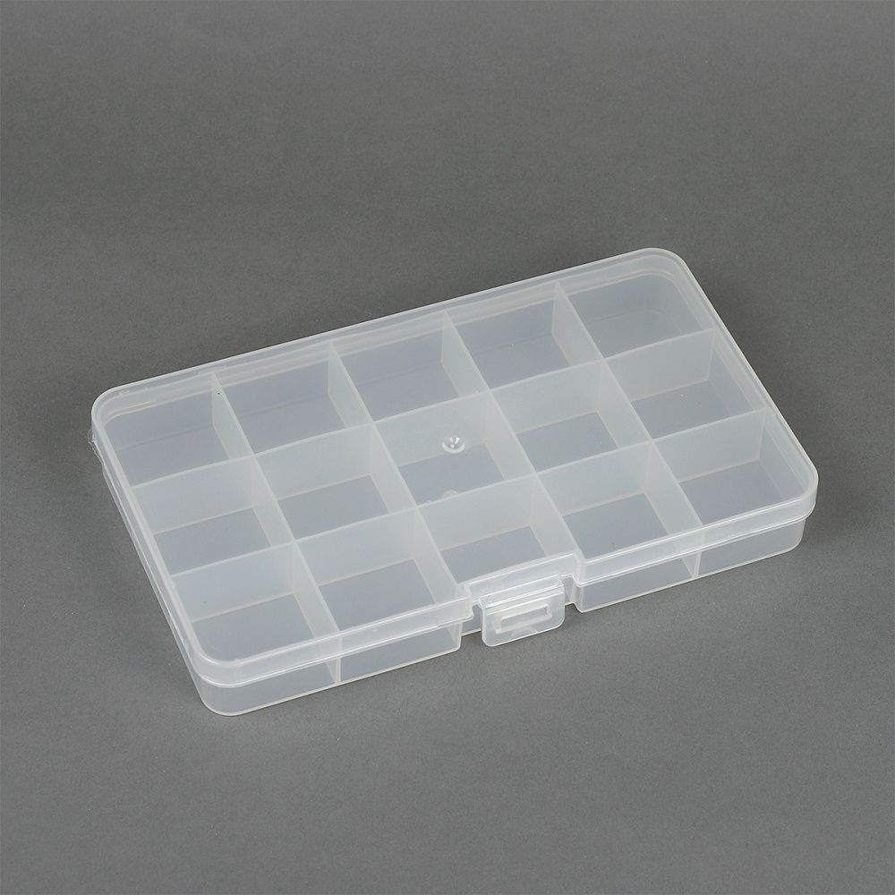 Контейнер для мелочей 17.7х10.2х2.3 см цв. в ассортименте