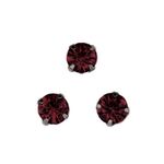 Стразы пришивные в цапах стекло MS.524.F, цв.т.фиолетовый 8 мм, уп. 288 шт