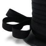 Резинка бельевая (бретелечная) 12.0 мм / 50 метров, черный, (ML207.012)