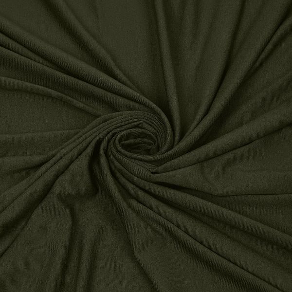 Вискоза трикотажная 240 г/м², 180 см / 1 метр, TBY.023709, хаки