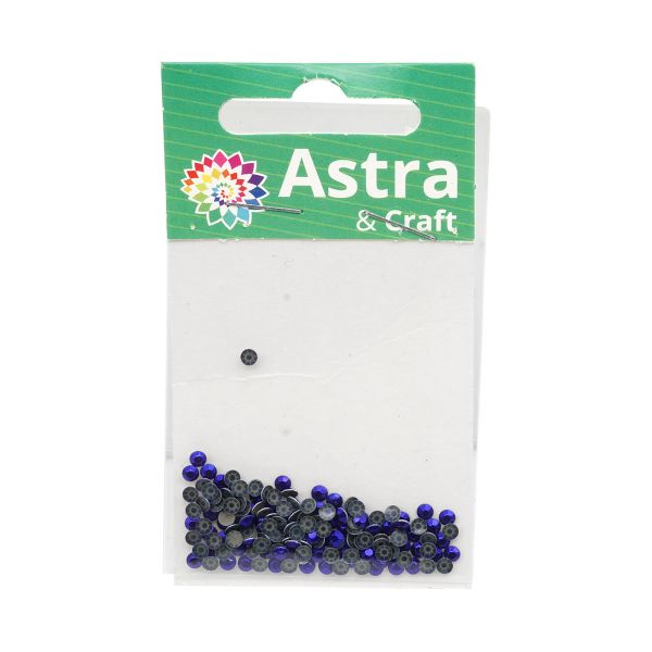 Стразы термоклеевые, 3 мм, ss12, 150 шт/упак (122 фиолетовый)