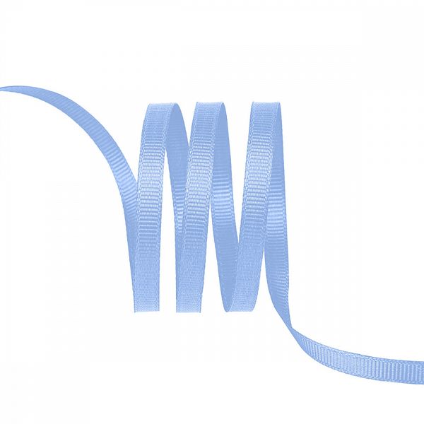 Лента репсовая (в рубчик) 6.0 мм / 22.8±1 метра, S351 голубой, Magic4Hobby