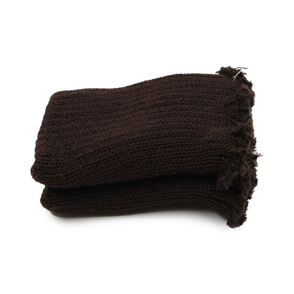 Манжеты трикотажные 7.0х9.5 см, 1 пара, плотные без шва, 729 коричневый