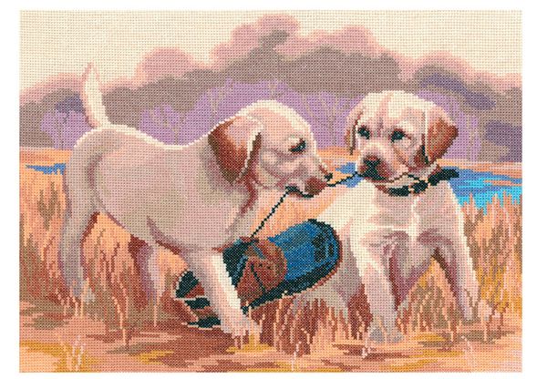 Набор для вышивания нитками Нитекс, Игра 33х25 см