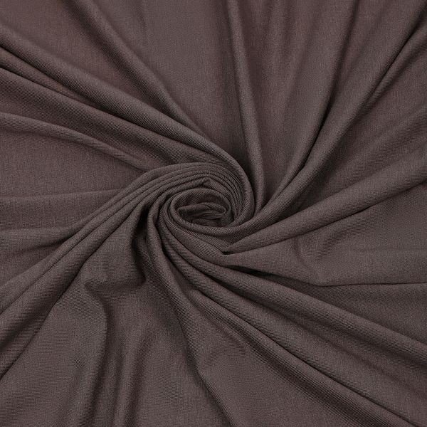 Вискоза трикотажная 240 г/м², 180 см / 1 метр, TBY.023709, кофейный