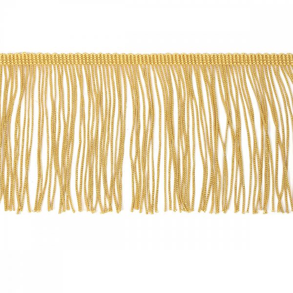 Бахрома отделочная широкая 150.0 мм / 4.5 метра, цв.золото