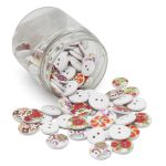 Украшения декоративные пуговицы деревянные Ассорти №10, 15-18 мм, 100 шт