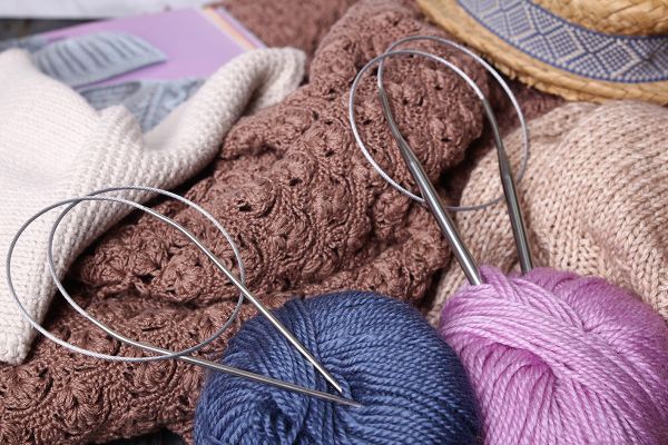 Спицы круговые металл ⌀3,5 мм, 60 см, с металлической леской, Gamma MKF