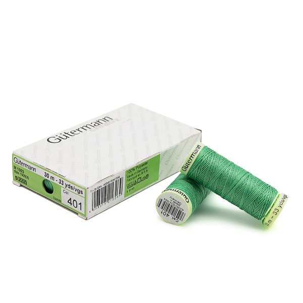 Нитки отделочные Gutermann Top Stitch, 30м, 401 горный луг, 5 катушек