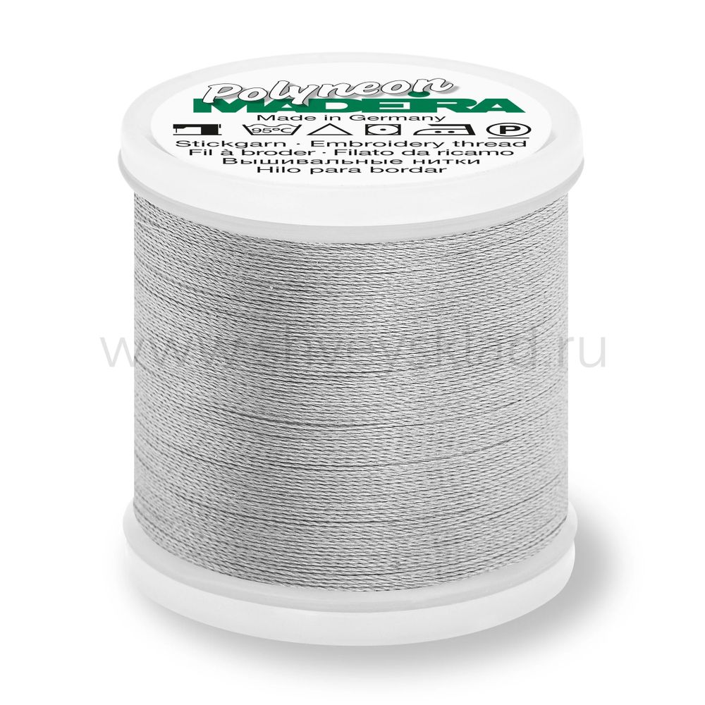 Нитки вышивальные флюоресцирующие Madeira Polyneon №40, 400 м, цв. 1687, 9845, 5 катушек