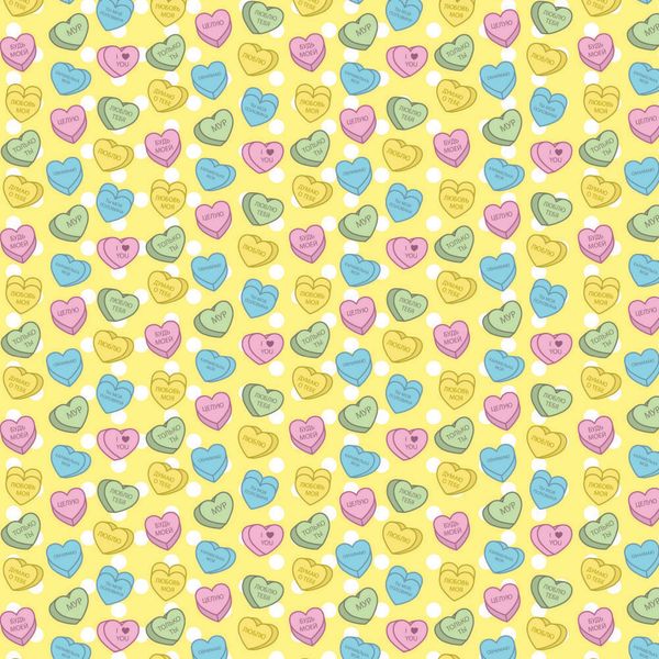 Односторонняя упаковочная бумага Stilerra 100х70 см, 25 шт, 17 сердечки