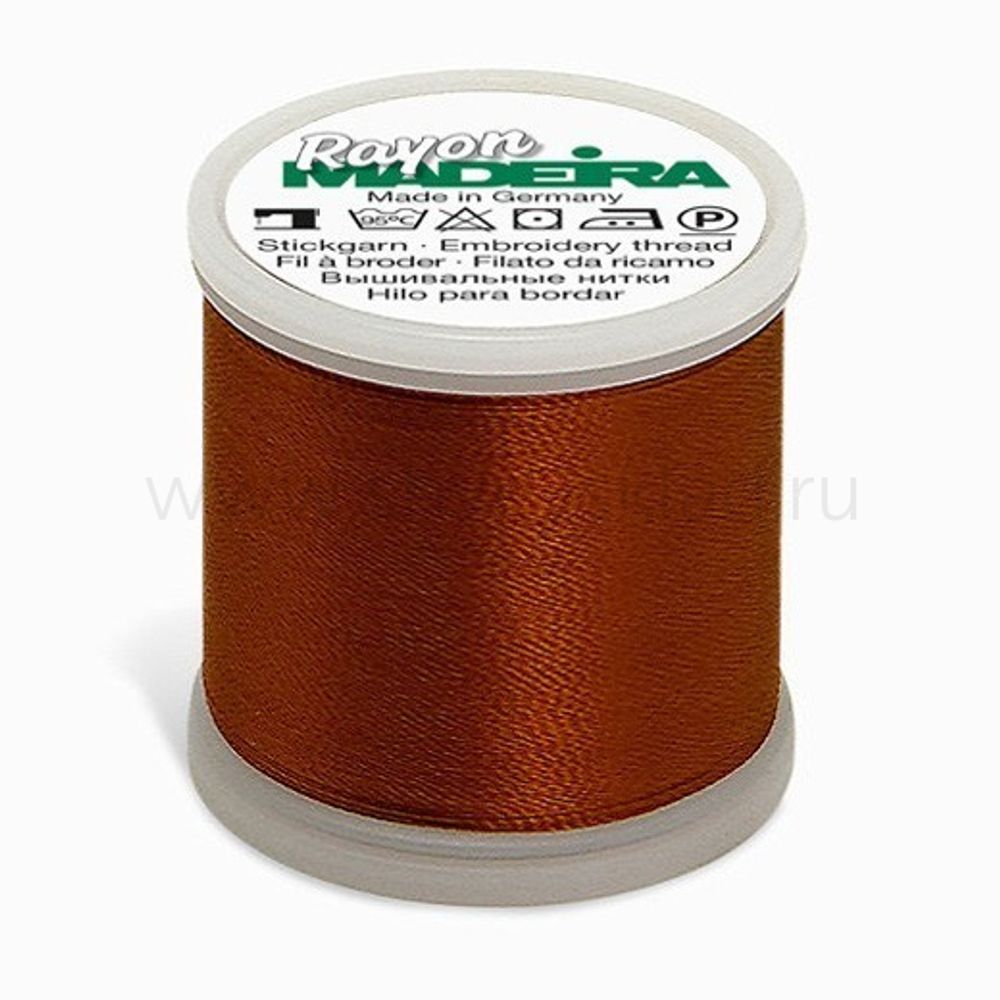 Нитки вышивальные Madeira Rayon №40, 200 м, цв. 1257, 9840, 5 катушек