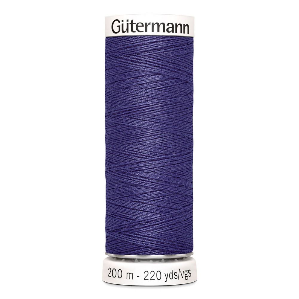 Нитки универсальные Gutermann Sew-all, 200м, 086 фиолетовый джинс, 1 катушка