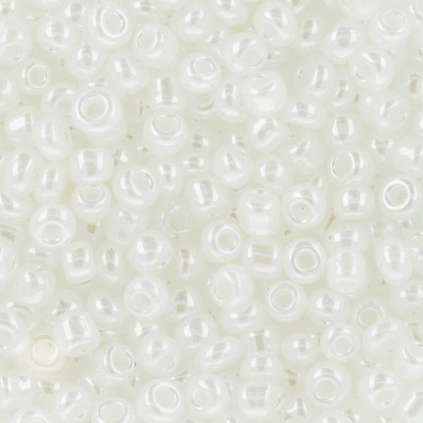 Бисер Zlatka 11/0 (2.1 мм), 100 г (10х10 г), №0141 белый, GR