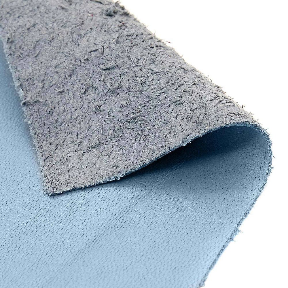 Кожа натуральная в листах А6 (10,5*14,8см), 100% кожа (07 серый) 402