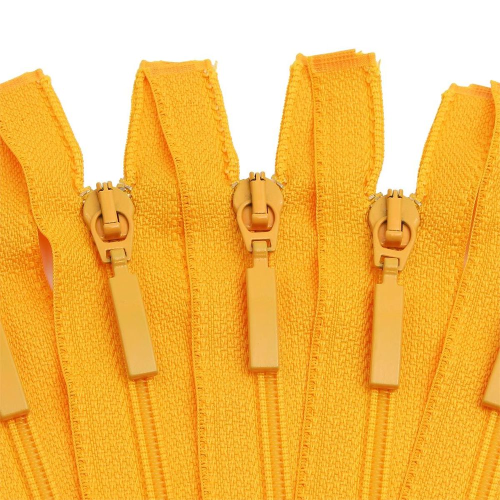 Молния спираль (витая) Arta Т5 (5 мм) 1 зам., разъем., 85 см, 506 желтый, 5 шт