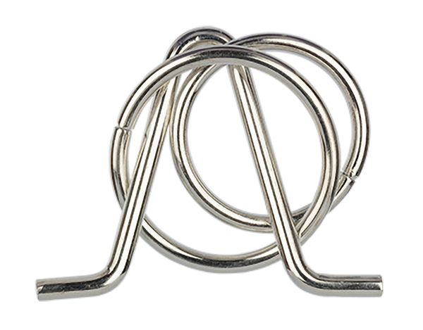 Головоломка металлическая, 1 шт, Кольца 3 элемента, Delfbrick DLM-10