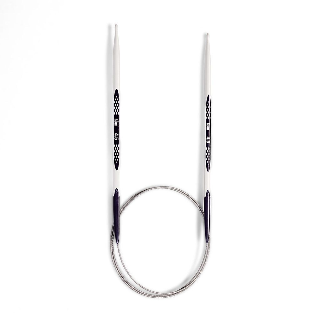 Спицы круговые ⌀4.5 мм, 80 см, 1 шт, Prym Ergonomics 215805