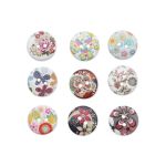 Украшения декоративные пуговицы деревянные Цветочки-лепесточки №9, 15-18 мм, 100 шт