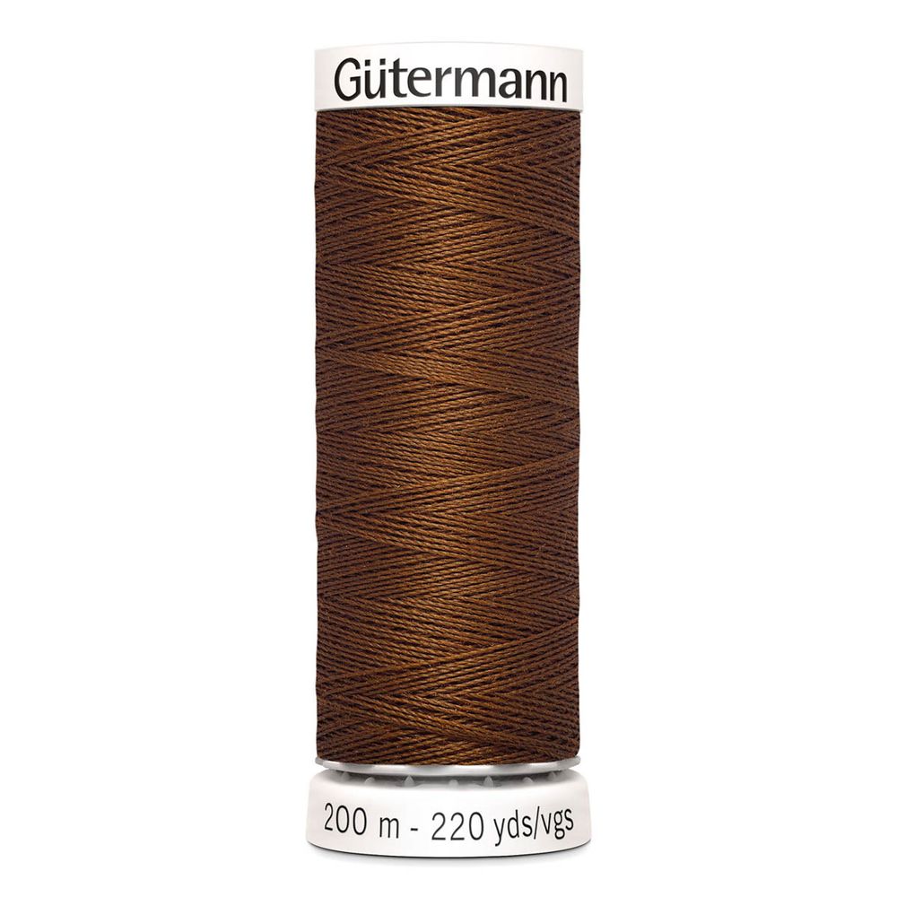 Нитки универсальные Gutermann Sew-all, 200м, 450 каштаново-коричневый, 1 катушка