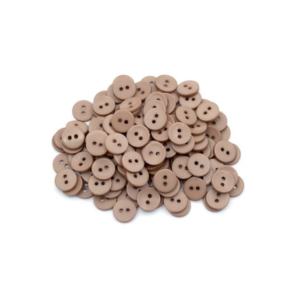 Пуговицы 2 прокола 18L, 11 мм, (Beige (бежевый)), NE74, 144 шт