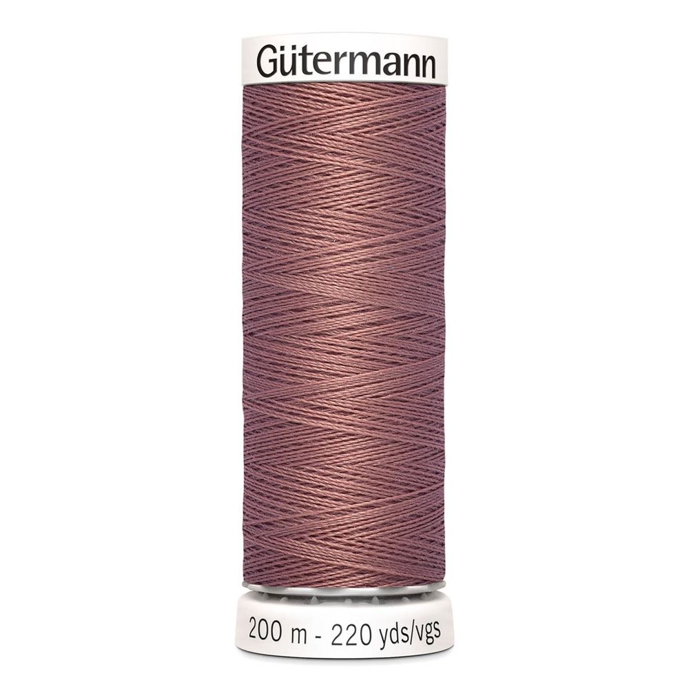Нитки универсальные Gutermann Sew-all, 200м, 844 пудрово-розовая глина, 1 катушка