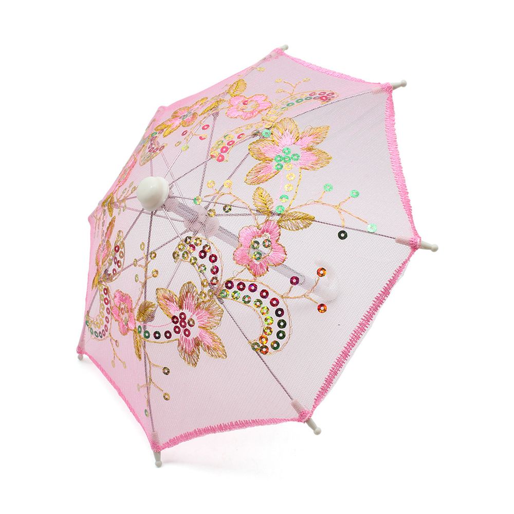 Зонтик 22см, розовый