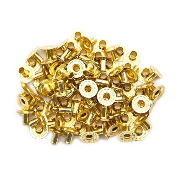 Часть кнопки Альфа (S-образная) ⌀11 мм (D-часть), 520 золото, 100 шт, S090516, BIG