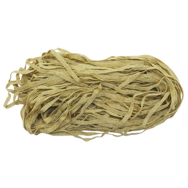 Шнур металлизированный плоский ⌀10.0 мм / 70 метров, золото