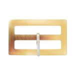 Пряжка ременная пластик 45 мм (внешн. 55х34 мм), Col.C св. коричневый, CNY155, 6 шт