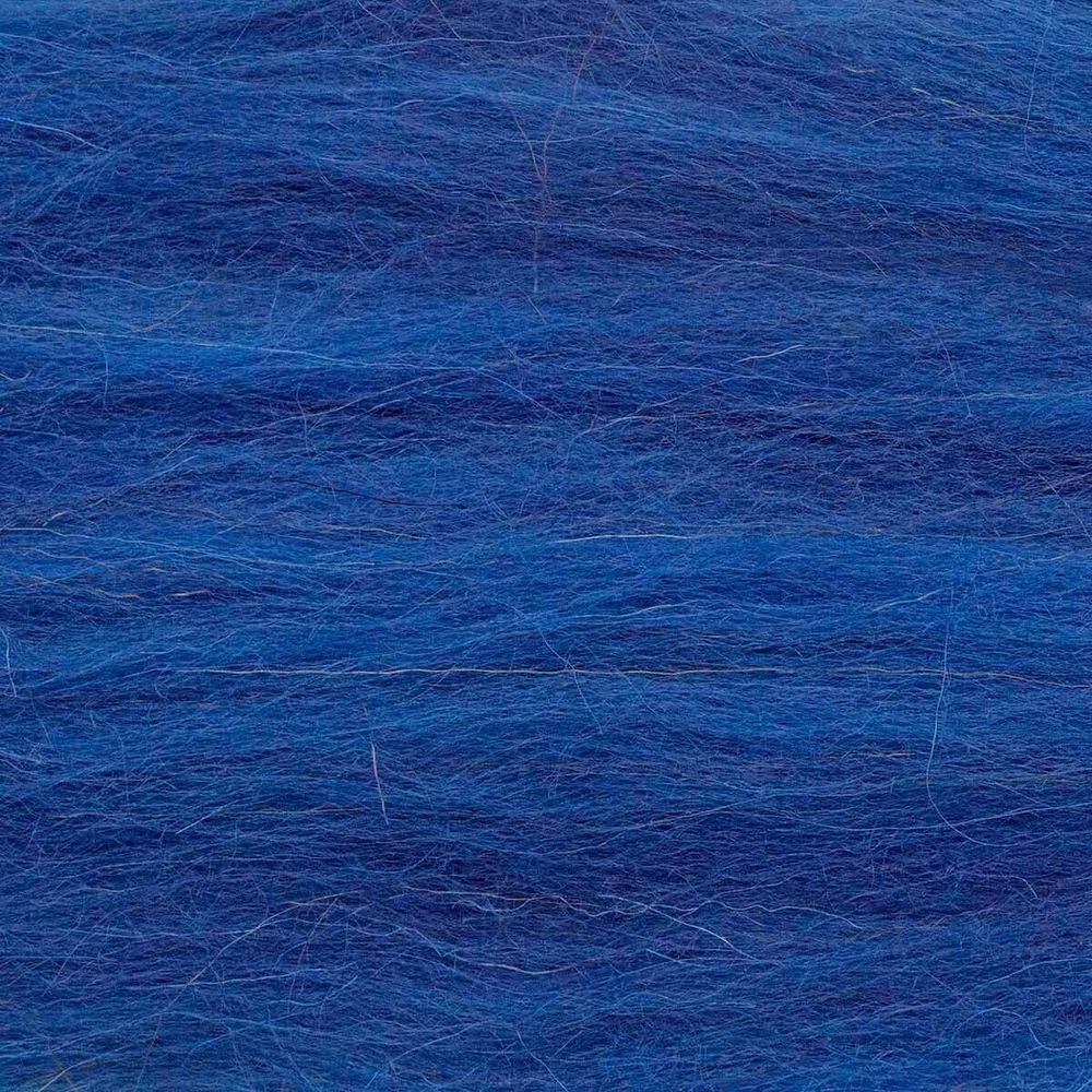 Шерсть для валяния полутонкая 100%, 100 г, цв.26 василек