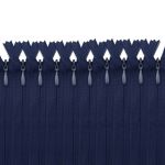 Молния потайная (скрытая) Т3 (3 мм) 1 зам., н/раз., 50 см, т.синий, 31273 / 50, 10 шт