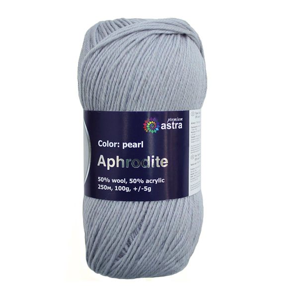 Пряжа Astra Premium (Астра Премиум) Афродита / уп.3 мот. по 100 г, 250 м, 04 Перламутр
