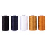 Нитки швейные джинсовые Gamma 20s/3, 183 м / 5 кат, ассорти Джинсовая строчка