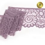 Кружево эластичное (стрейч) 90мм YSTL00839/N, цв.L620 морской туман уп.25м, Kruzhevo