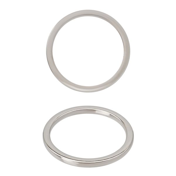 Кольцо литое металл in ⌀25 мм (30 мм внешн.), никель, 10 шт