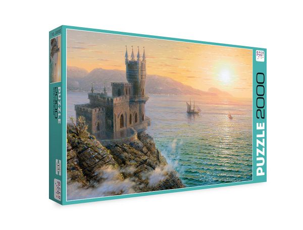 Пазл 2000 элементов, Ласточкино гнездо. Утро, PZL-2000/02, Фрея