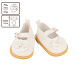 Обувь для кукол Туфельки 7.5 см, 03 белый, HobbyBe KBG-9