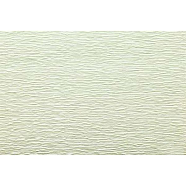 Бумага гофрированная (креповая) 180 г/м², 50 см / 2.5 метра, 566-2 нежно-зеленый, Blumentag GOF-180