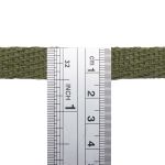 Шнур плоский плетеный х/б ⌀15.0 мм / 20 метров, цв.12 хаки