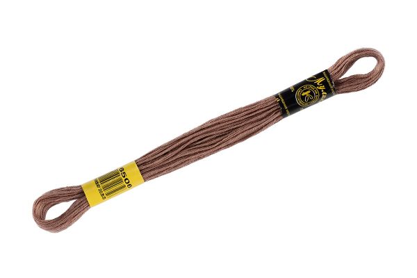 Мулине ПНК им.Кирова цв.6506 сер.коричневый, Россия, 24 мотка по 8 метров