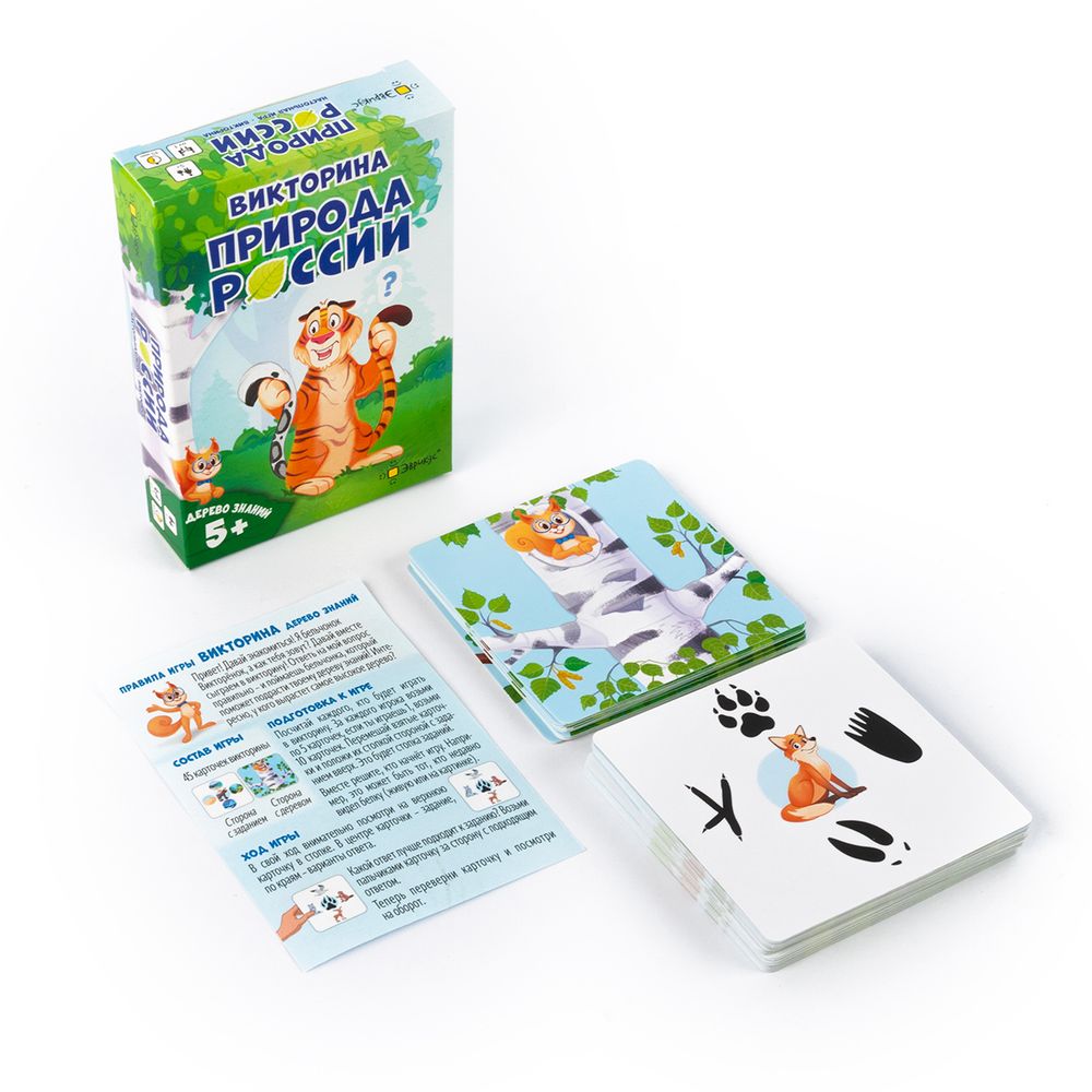 Игра настольная Эврикус Дерево знаний: Природа России BG-17106