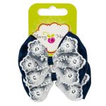 Набор резинок для волос 10 шт (5х2 шт), №02 синий-белый, Cherry Mary DR07082