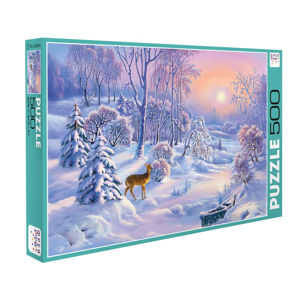 Пазл 500 элементов, Морозно, PZL-500/04, Фрея