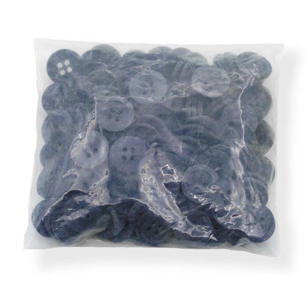 Пуговицы 4 прокола 24L (C301 серый), 0313-4079A, 144 шт