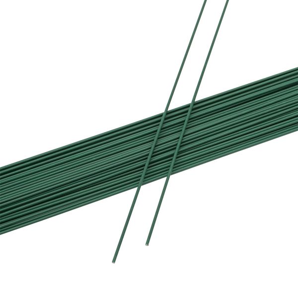 Проволока флористическая с РР-покрытием ⌀1.2 мм, l=40 см, 50±5 шт, зеленый, Astra&Craft