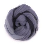 Лента для валяния меланж полутонкая, 100% шерсть, 50гр Камтекс (меланж 22 421)