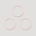 Кольца для бюстгальтера металл ⌀10.0 мм, 168 серебристый пион, Arta, 50 шт