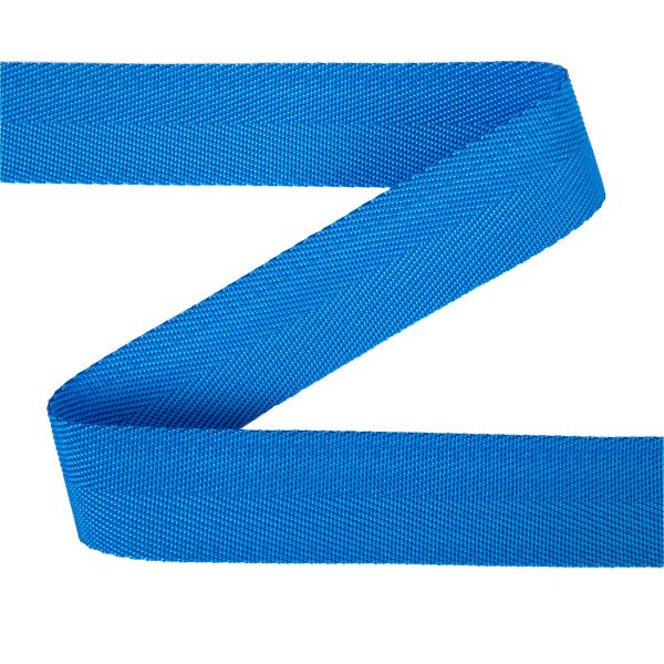 Стропа (ременная лента) 40 мм / 25 метров, толщ. 1.44 мм, [14.4 г/пог.м], 100% п/п, рис. 3114, синий, Gamma С1594Г17
