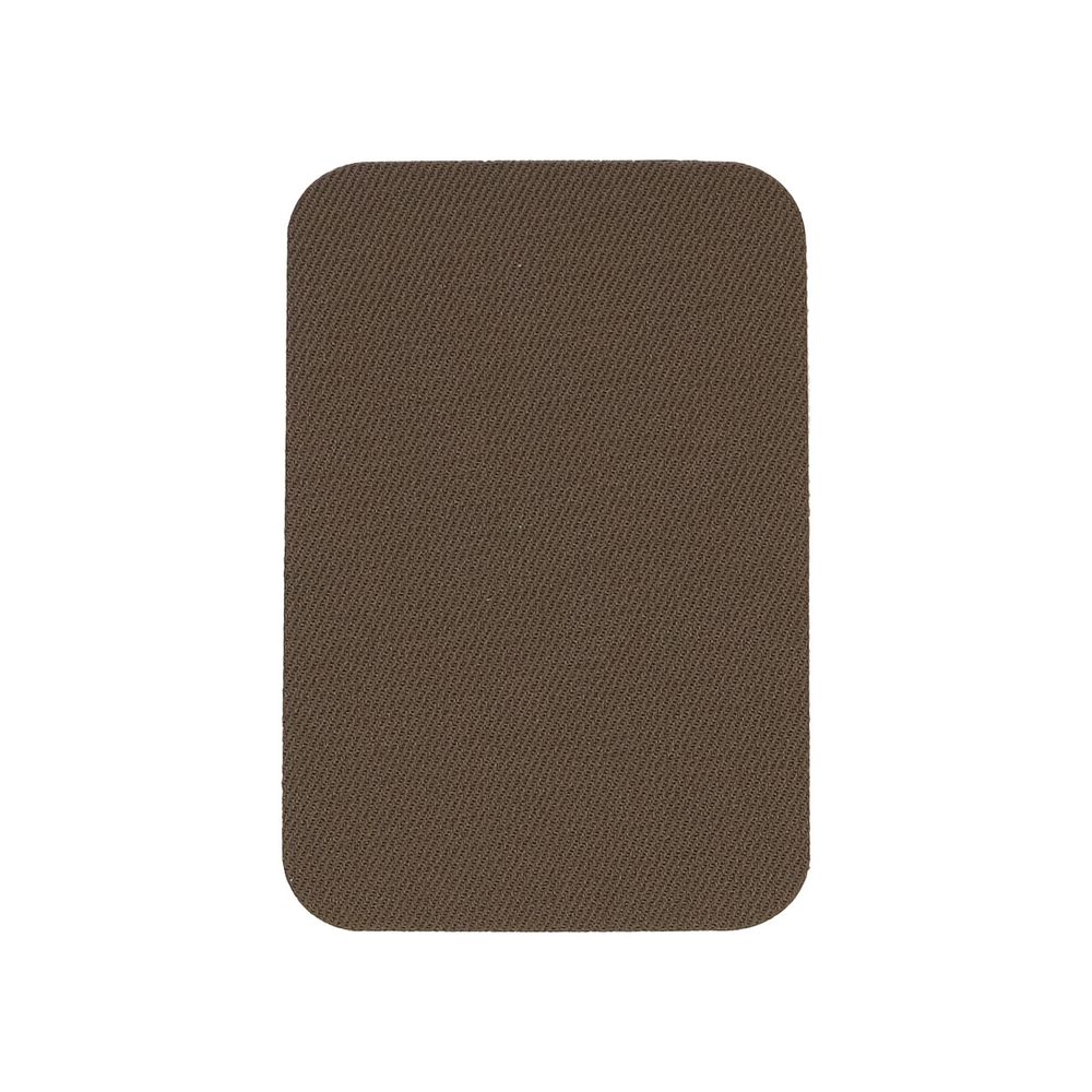 Термозаплатка, ткань, 52x78мм (коричневый (brown)), AZ03, 10 шт